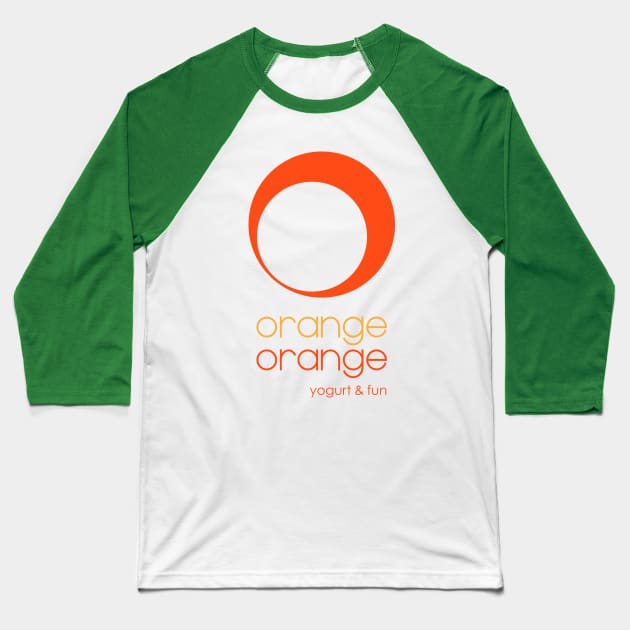 Orange Orange Baseball T-Shirt by Roufxis